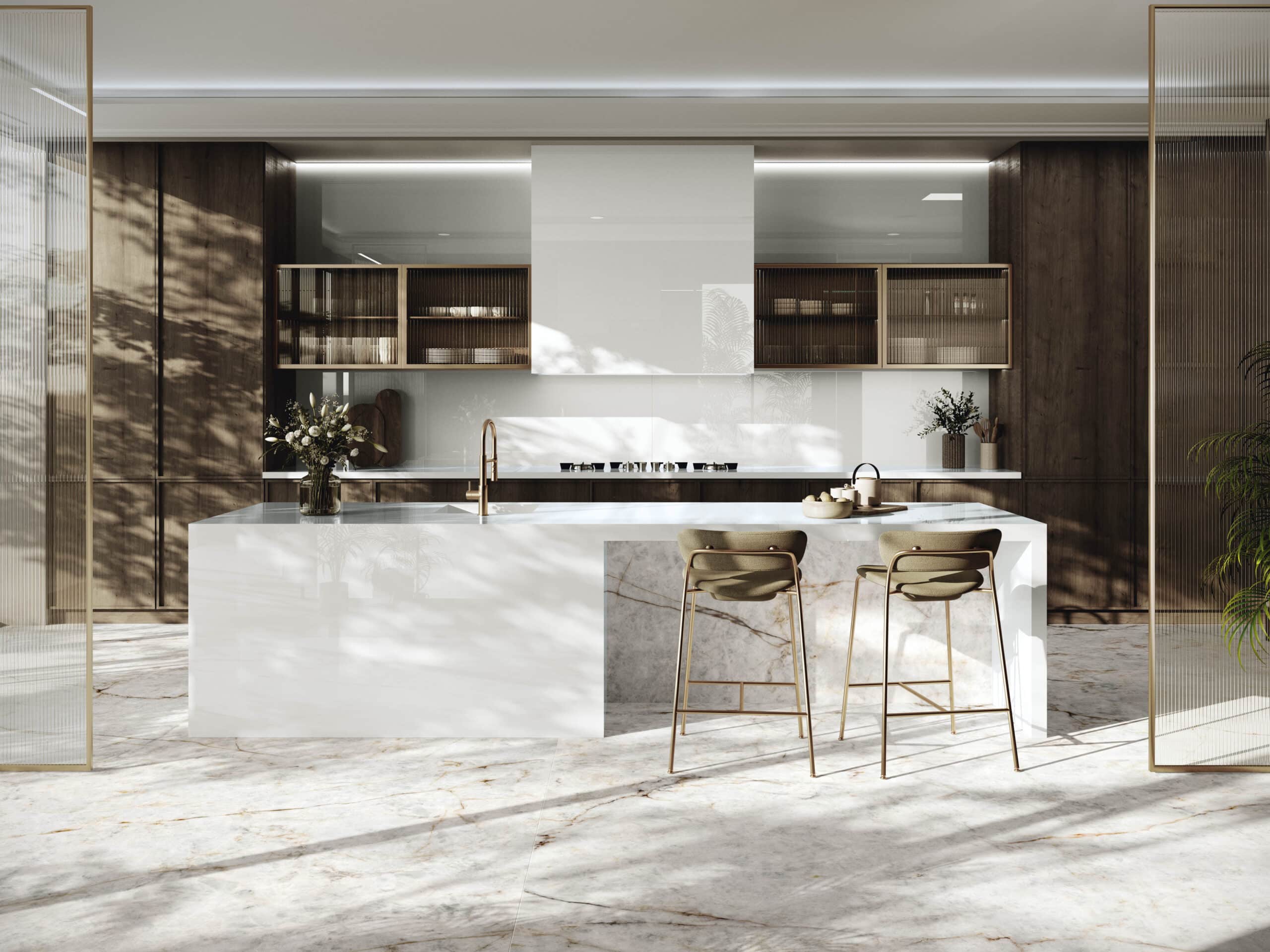 COCINAS CON ISLA CENTRAL: QUÉ MATERIALES ELEGIR PARA UN DISEÑO FUNCIONAL Y ELEGANTE.